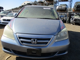 2006 HONDA ODYSSEY EX-L SKY BLUE 3.5L AT A16485